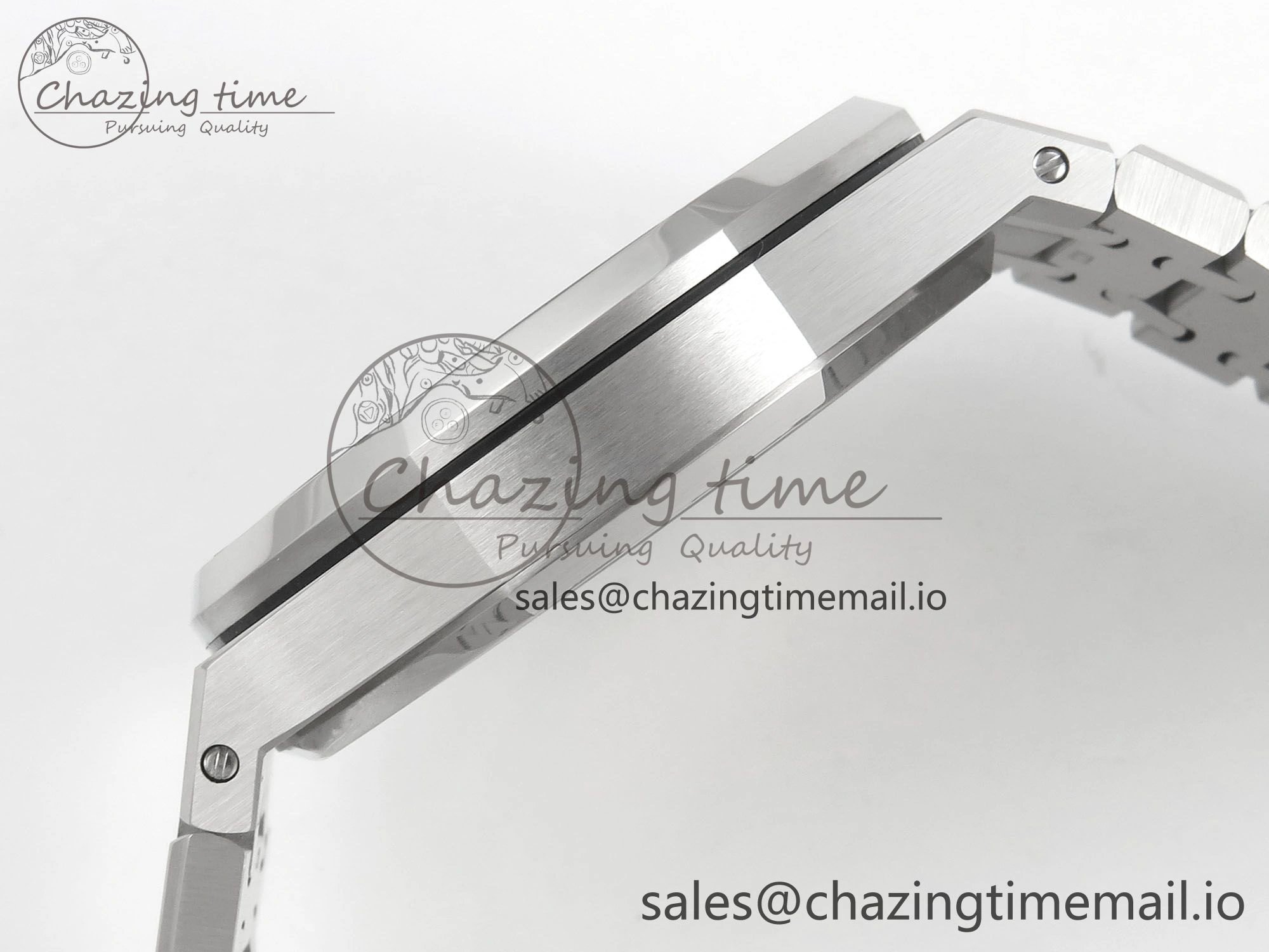 Royal Oak 41mm 15510 SS RSF 1:1 Best Edition Silver Dial on SS Bracelet SA4302 Super Clone UrbanChic 4222