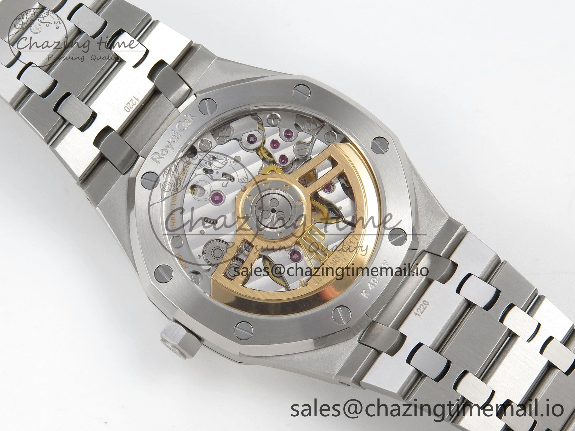 Royal Oak 41mm 15510 SS RSF 1:1 Best Edition Silver Dial on SS Bracelet SA4302 Super Clone UrbanChic 4222