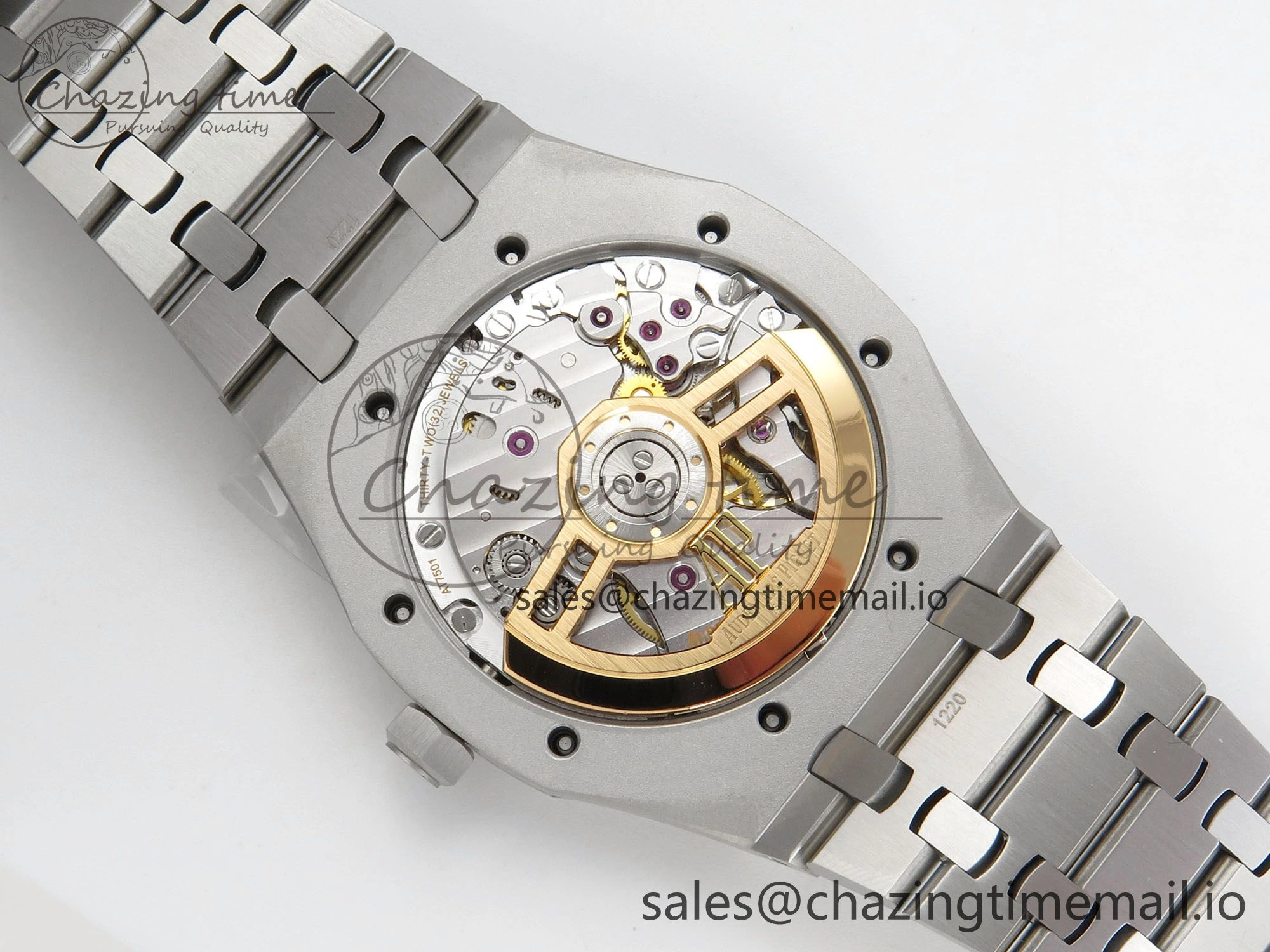 Royal Oak 41mm 15510 SS RSF 1:1 Best Edition Silver Dial on SS Bracelet SA4302 Super Clone UrbanChic 4222