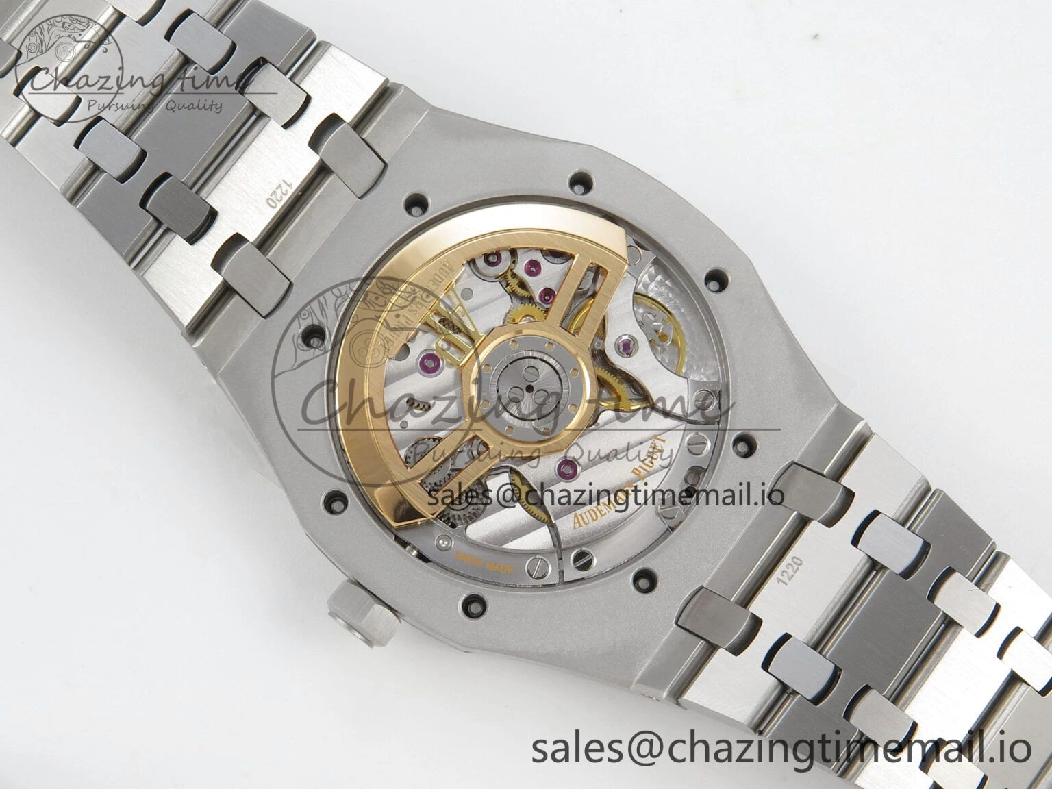 Royal Oak 41mm 15510 SS RSF 1:1 Best Edition Silver Dial on SS Bracelet SA4302 Super Clone UrbanChic 4222