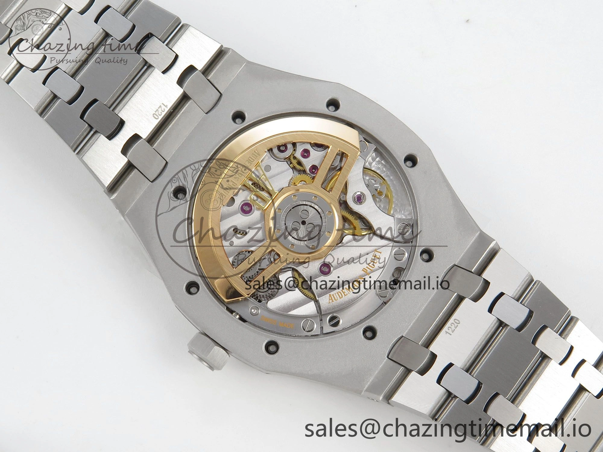 Royal Oak 41mm 15510 SS RSF 1:1 Best Edition Silver Dial on SS Bracelet SA4302 Super Clone UrbanChic 4222