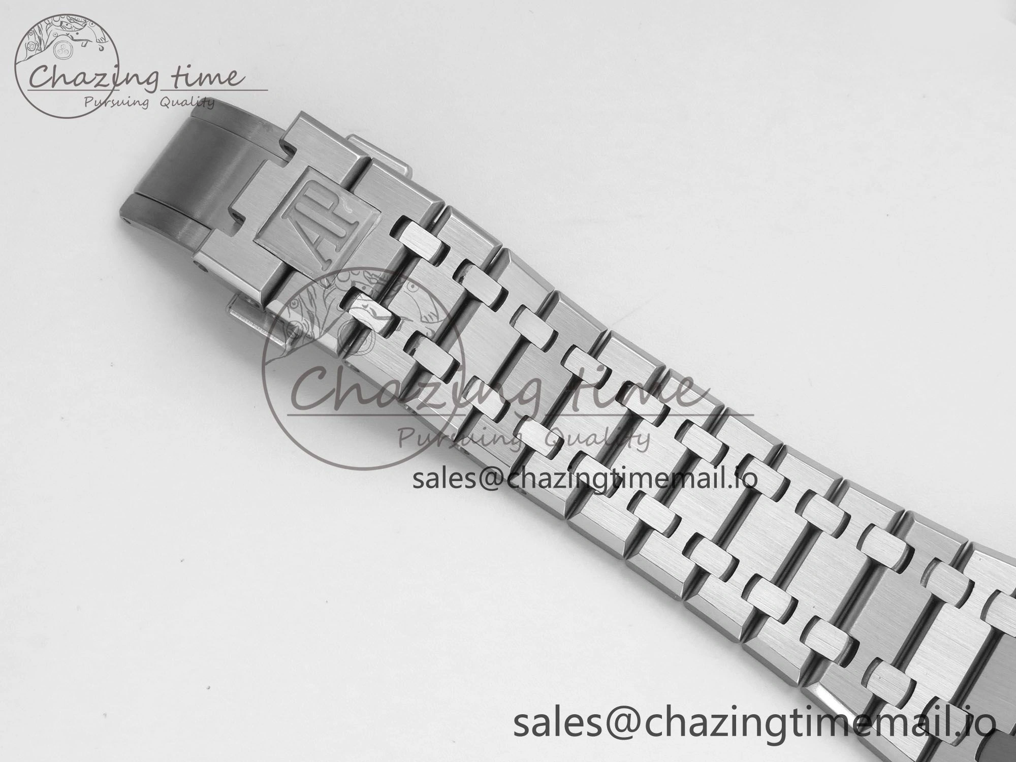 Royal Oak 41mm 15510 SS RSF 1:1 Best Edition Silver Dial on SS Bracelet SA4302 Super Clone UrbanChic 4222