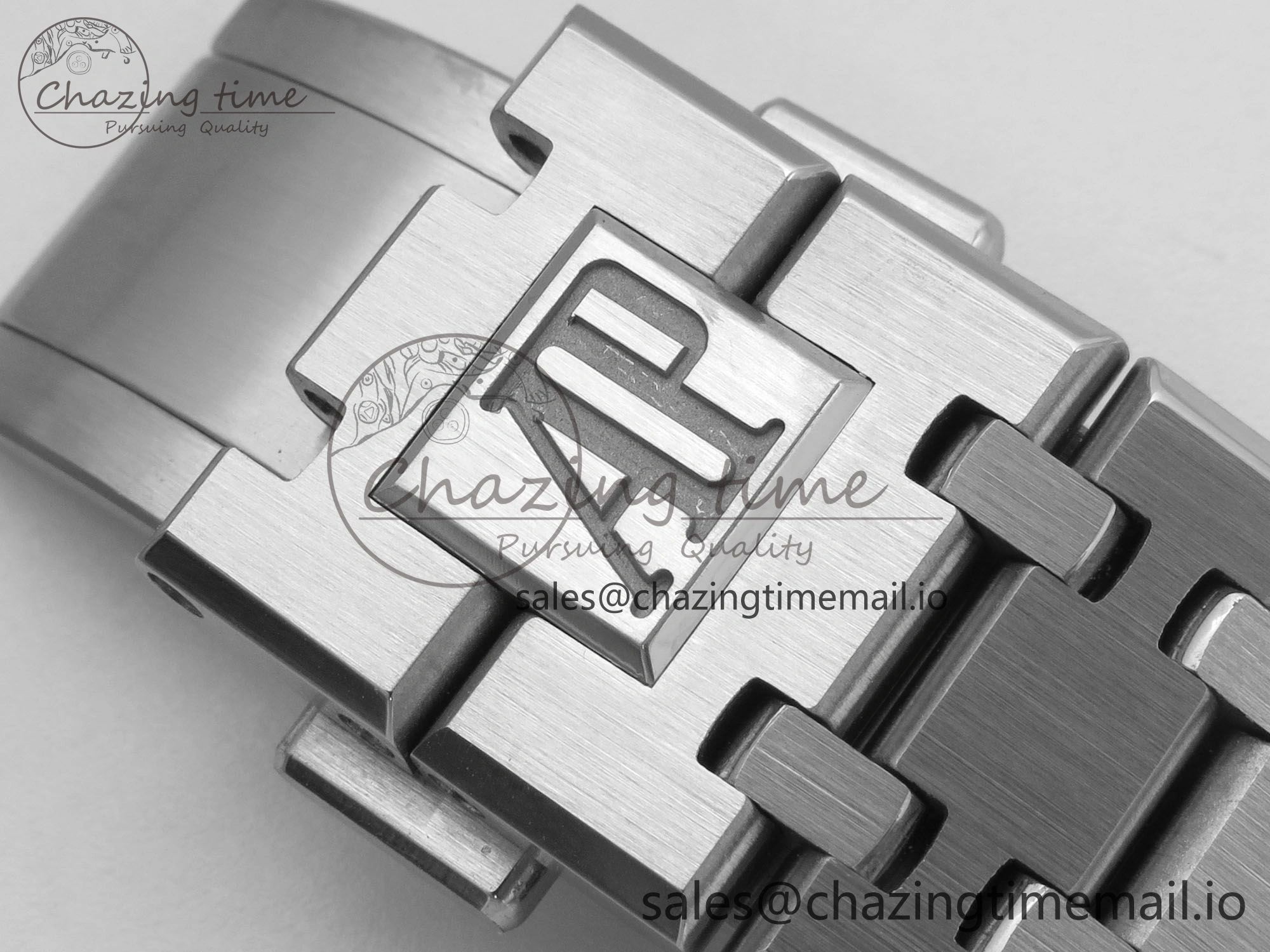 Royal Oak 41mm 15510 SS RSF 1:1 Best Edition Silver Dial on SS Bracelet SA4302 Super Clone UrbanChic 4222