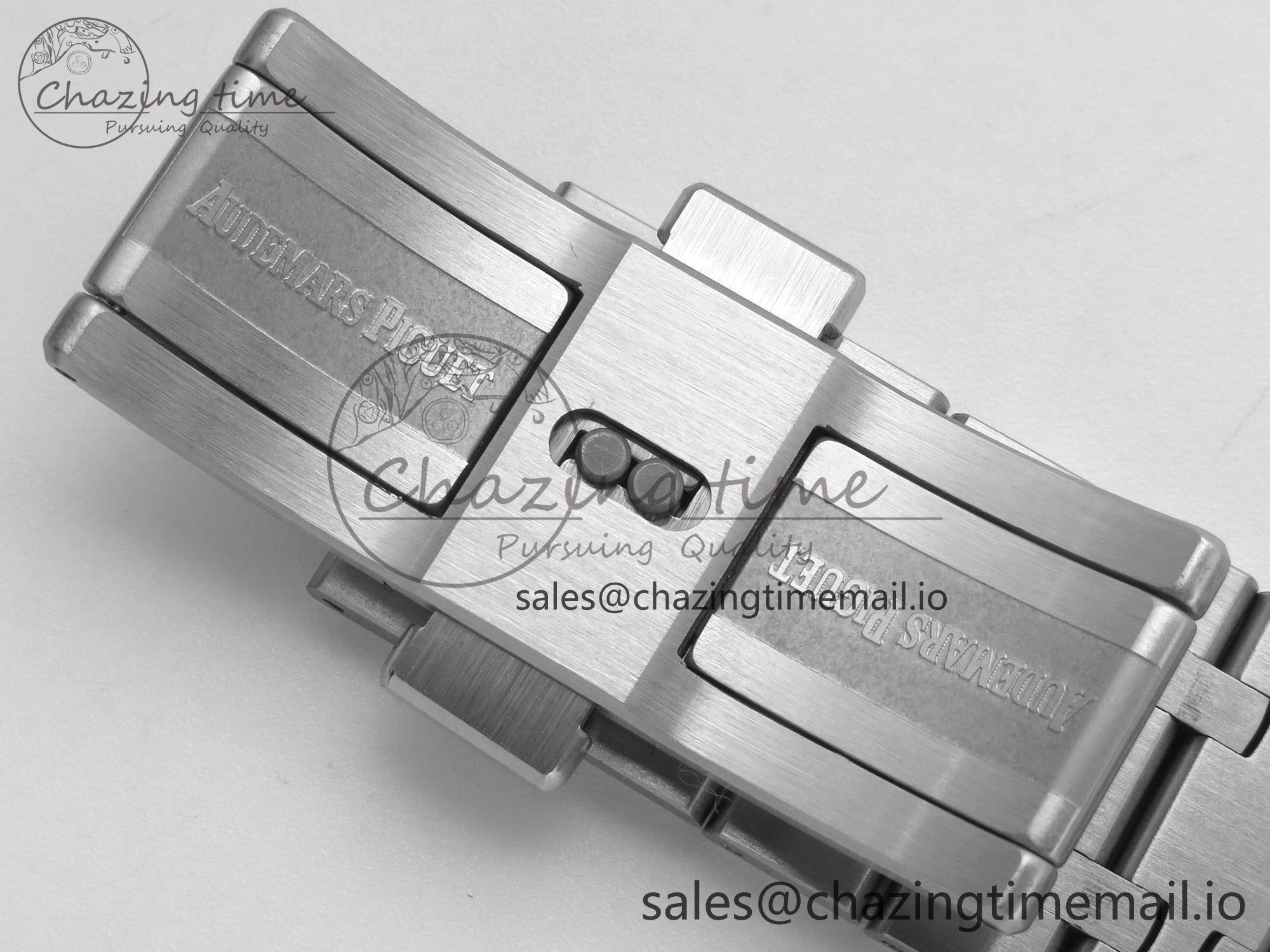 Royal Oak 41mm 15510 SS RSF 1:1 Best Edition Silver Dial on SS Bracelet SA4302 Super Clone UrbanChic 4222