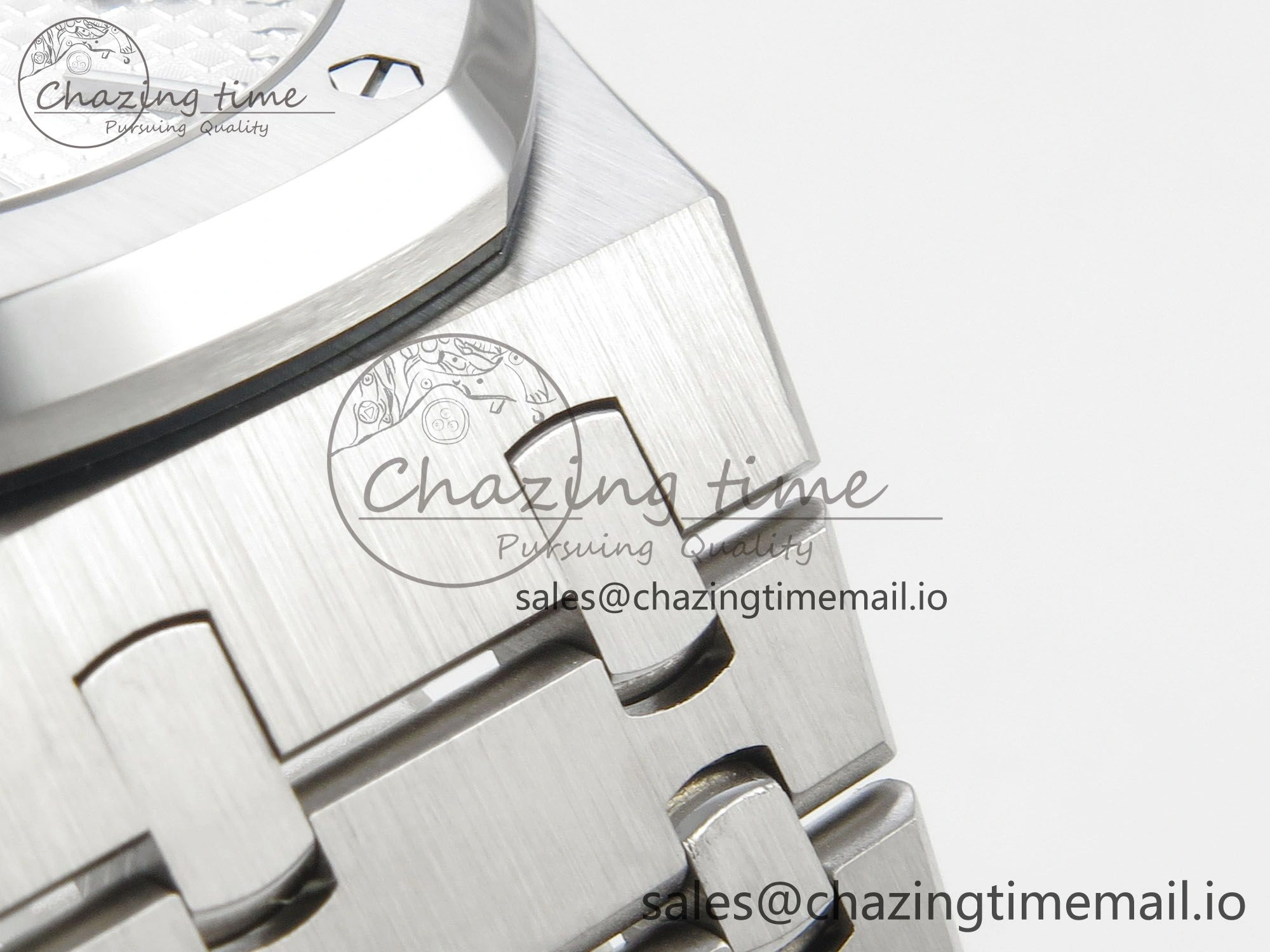 Royal Oak 41mm 15510 SS RSF 1:1 Best Edition Silver Dial on SS Bracelet SA4302 Super Clone UrbanChic 4222