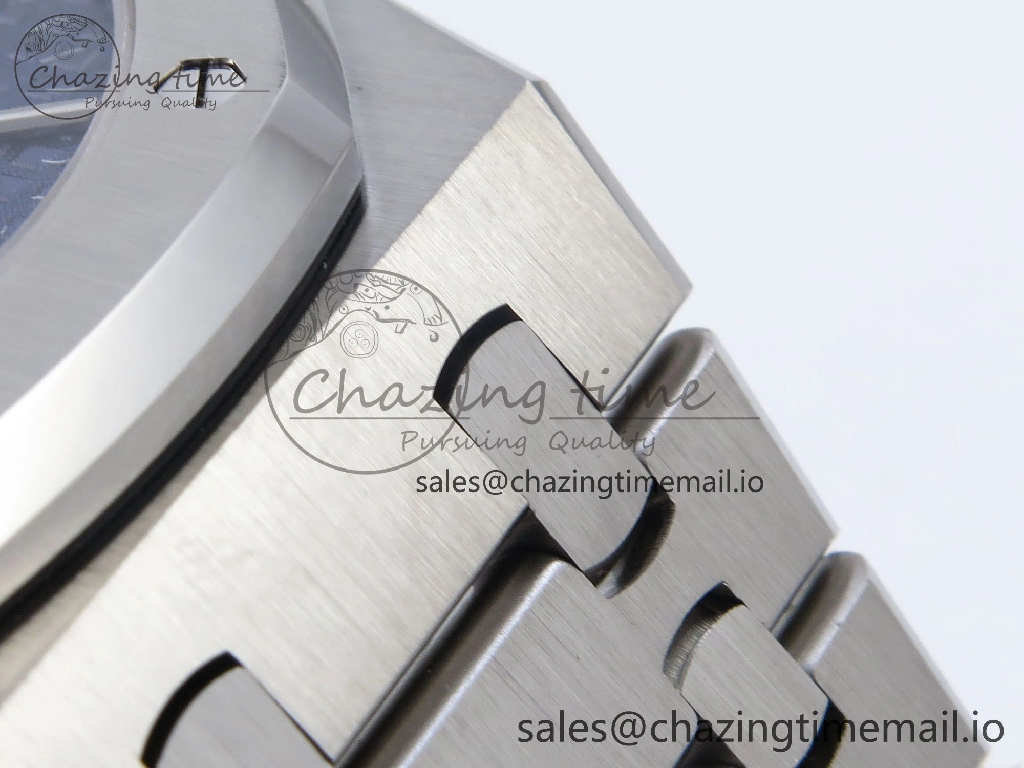 Royal Oak 41mm 15510 SS TKF 1:1 Best Edition Blue Dial on SS Bracelet SA4302 Super Clone Snug 4312