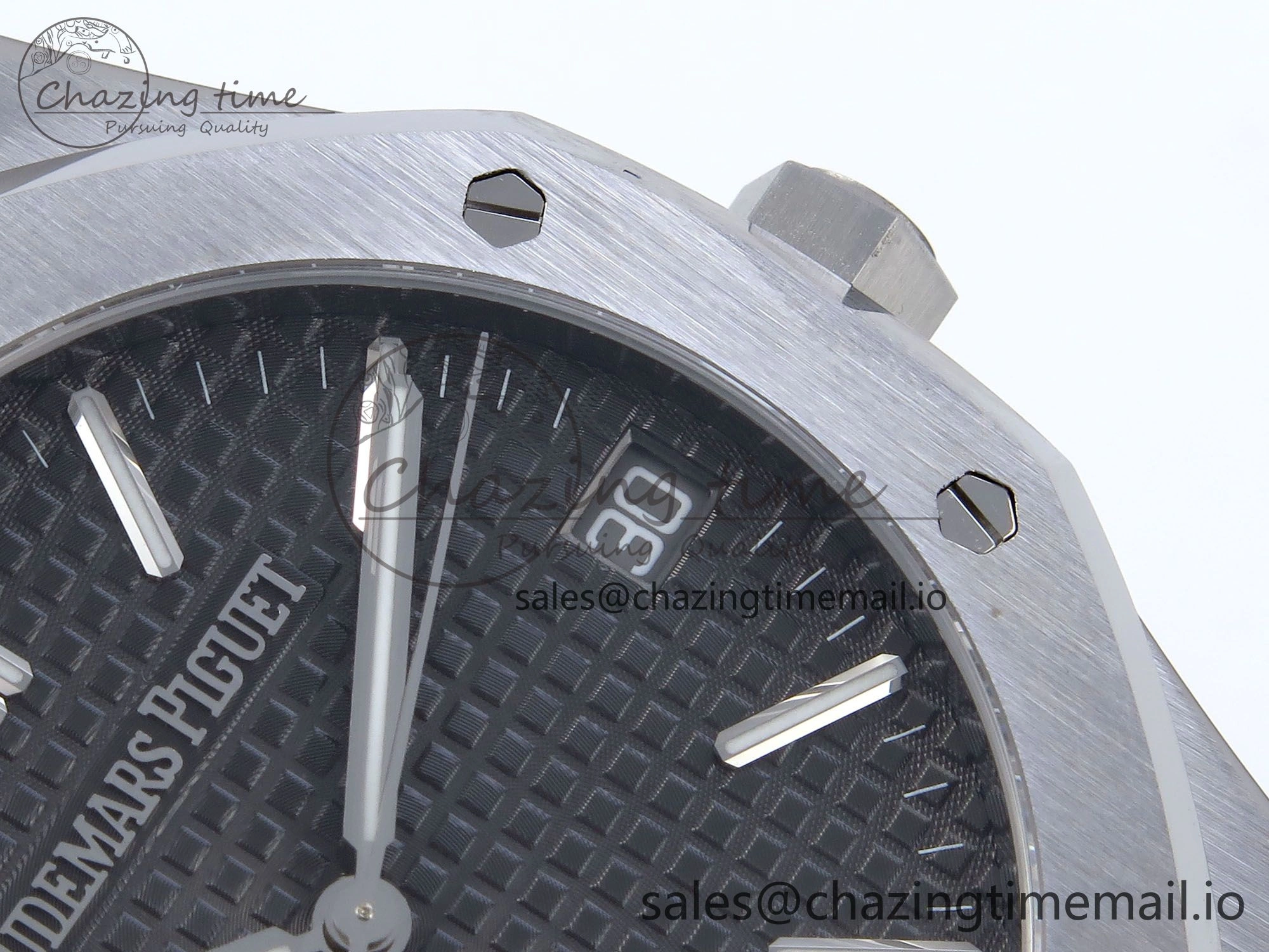 Royal Oak 41mm 15510 SS TKF 1:1 Best Edition Gray Dial on SS Bracelet SA4302 Super Clone FastDry 4316