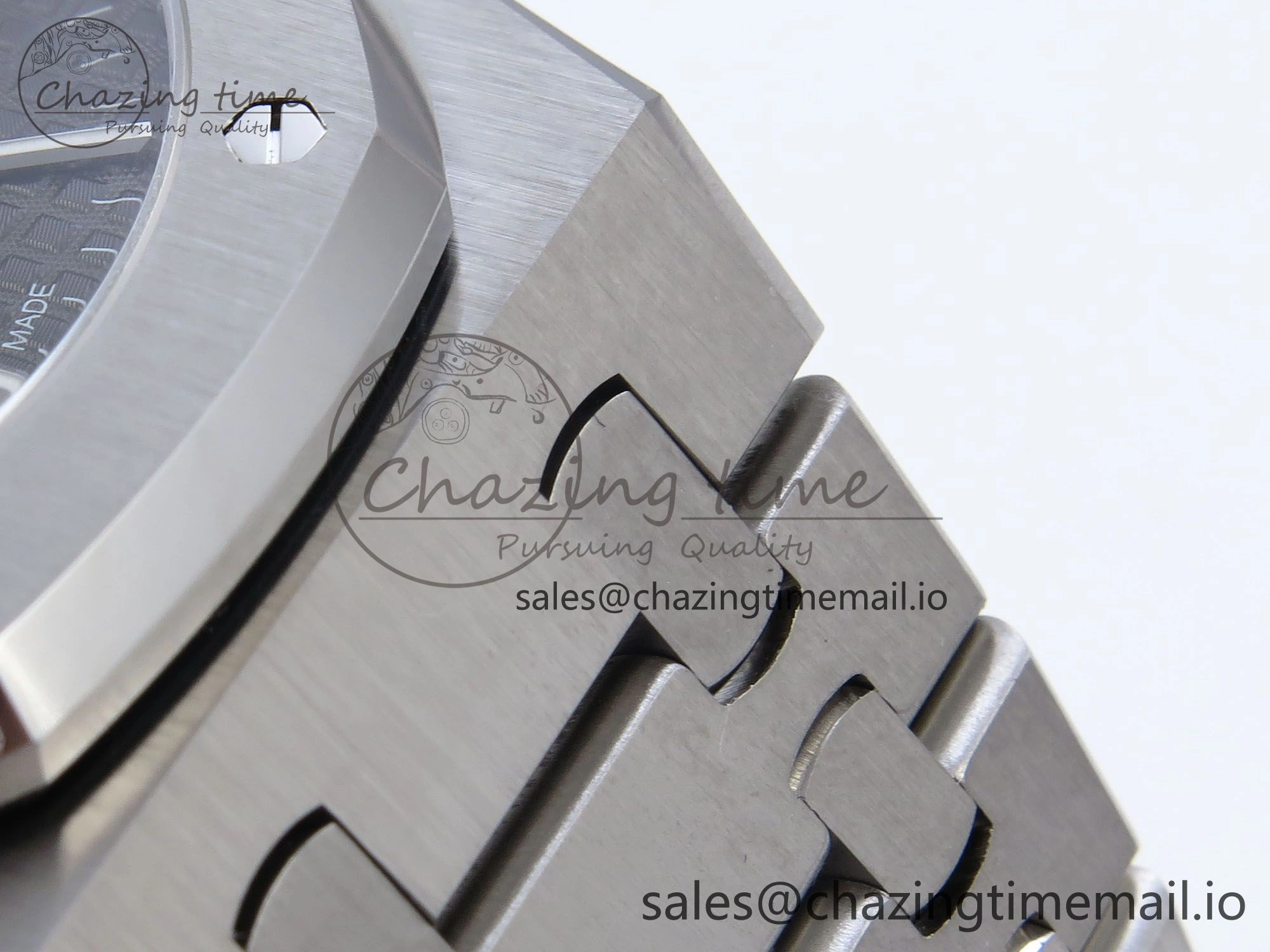 Royal Oak 41mm 15510 SS TKF 1:1 Best Edition Gray Dial on SS Bracelet SA4302 Super Clone FastDry 4316