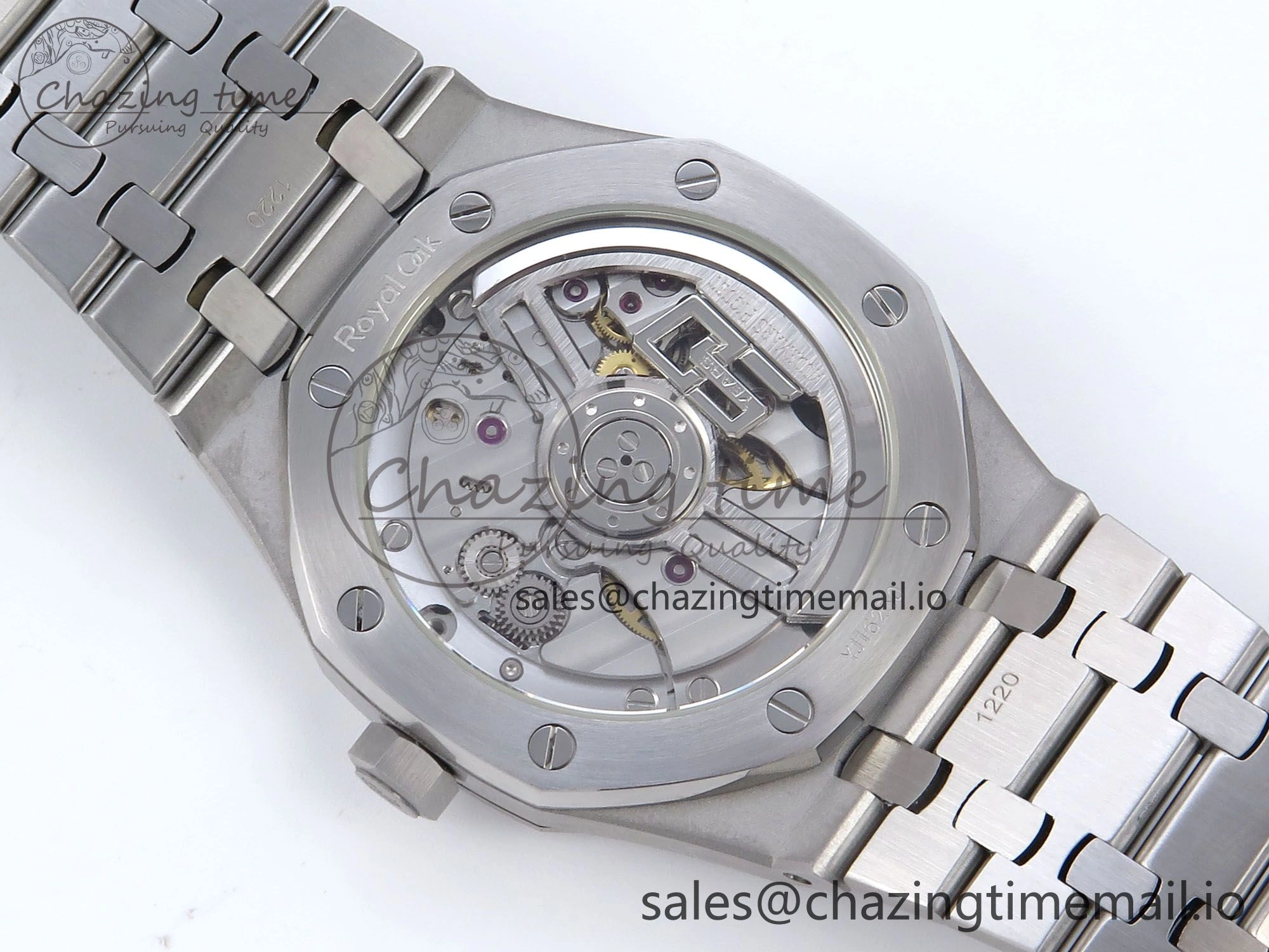 Royal Oak 41mm 15510 SS TKF 1:1 Best Edition Gray Dial on SS Bracelet SA4302 Super Clone FastDry 4316