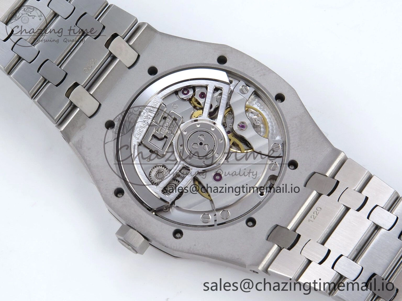 Royal Oak 41mm 15510 SS TKF 1:1 Best Edition Gray Dial on SS Bracelet SA4302 Super Clone FastDry 4316