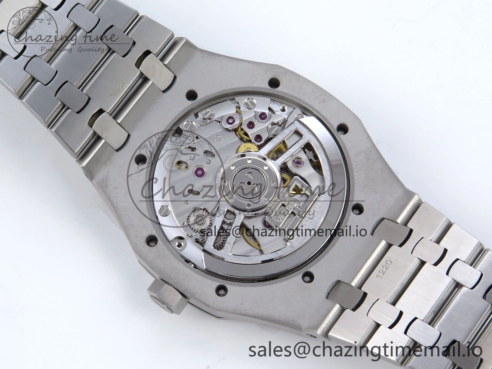 Royal Oak 41mm 15510 SS TKF 1:1 Best Edition Gray Dial on SS Bracelet SA4302 Super Clone FastDry 4316