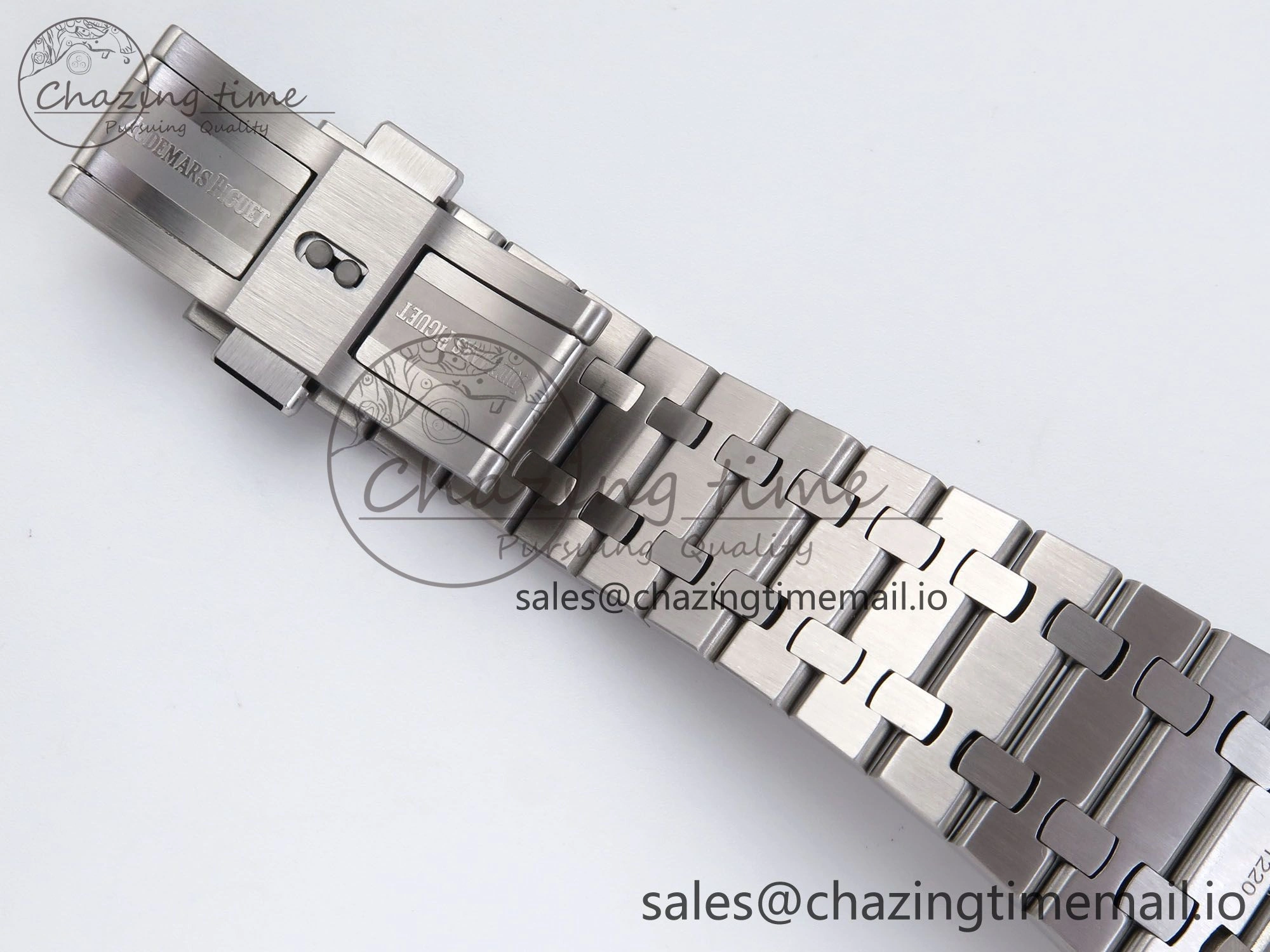 Royal Oak 41mm 15510 SS TKF 1:1 Best Edition Gray Dial on SS Bracelet SA4302 Super Clone FastDry 4316