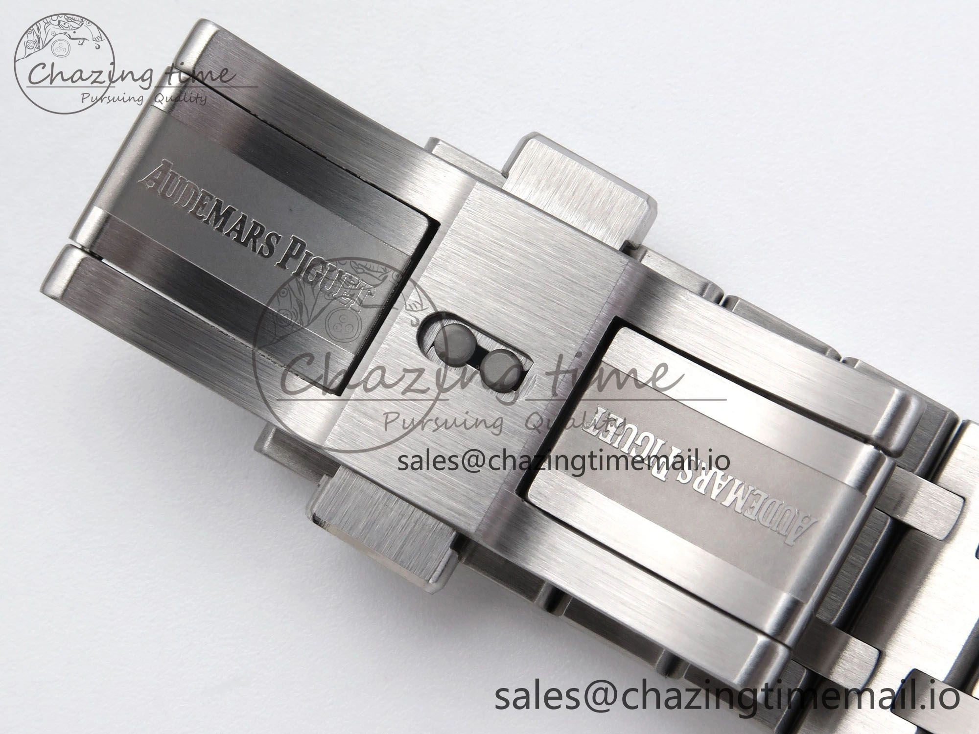 Royal Oak 41mm 15510 SS TKF 1:1 Best Edition Gray Dial on SS Bracelet SA4302 Super Clone FastDry 4316
