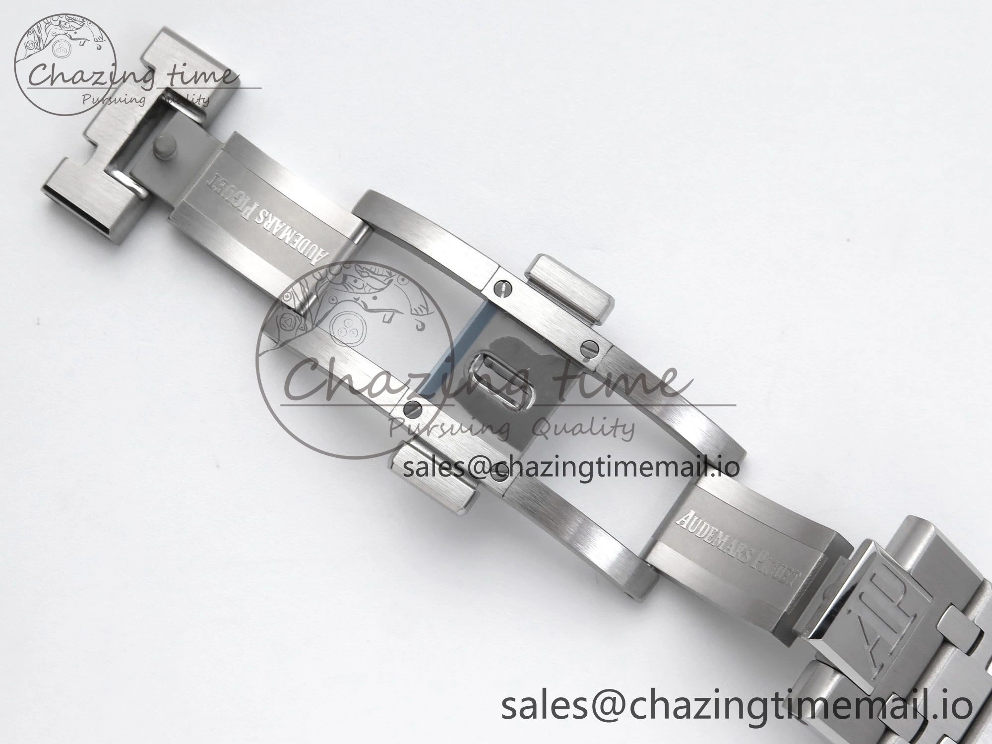 Royal Oak 41mm 15510 SS TKF 1:1 Best Edition Gray Dial on SS Bracelet SA4302 Super Clone FastDry 4316
