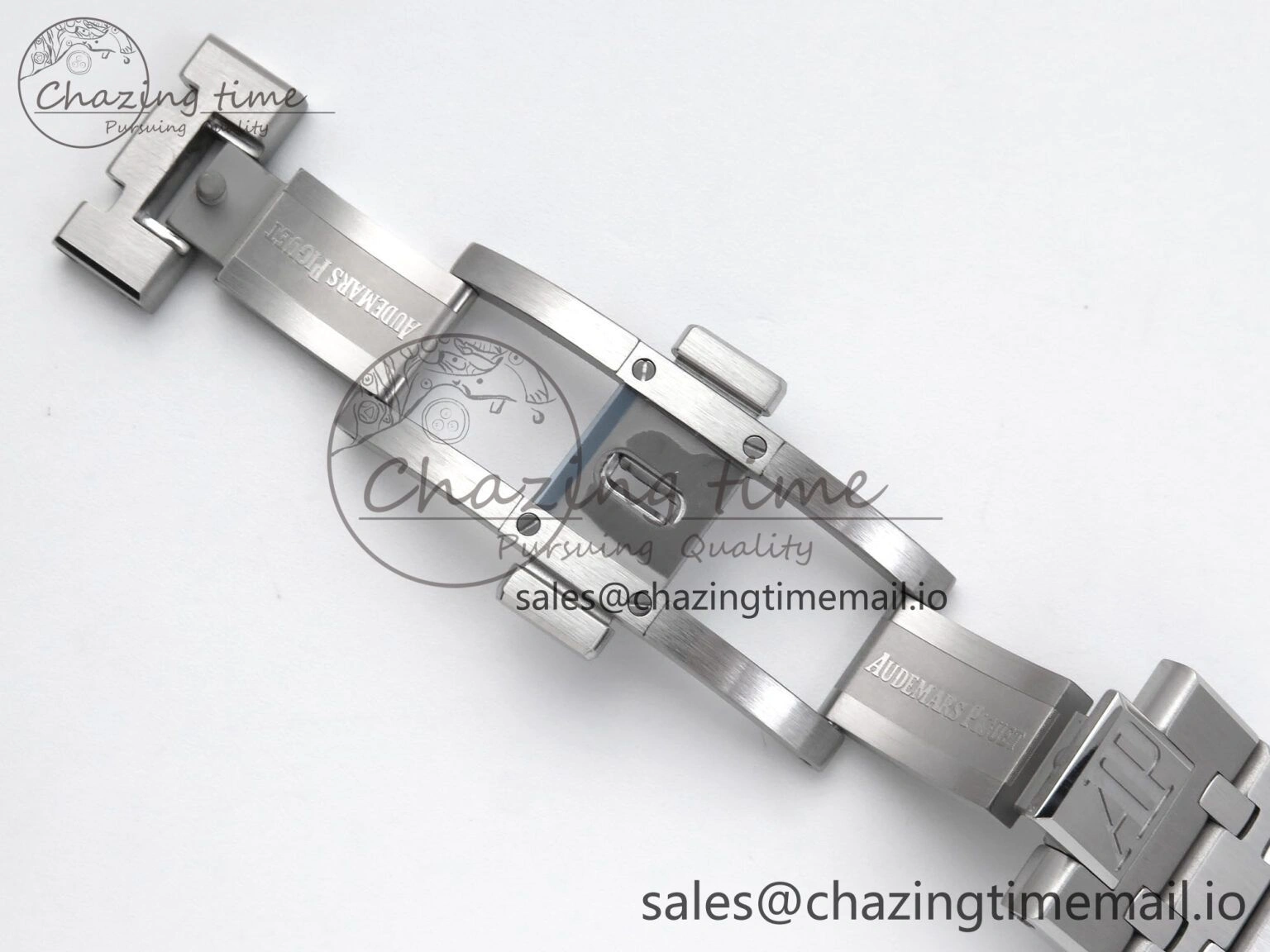 Royal Oak 41mm 15510 SS TKF 1:1 Best Edition Green Dial on SS Bracelet SA4302 Super Clone Attractive 4311