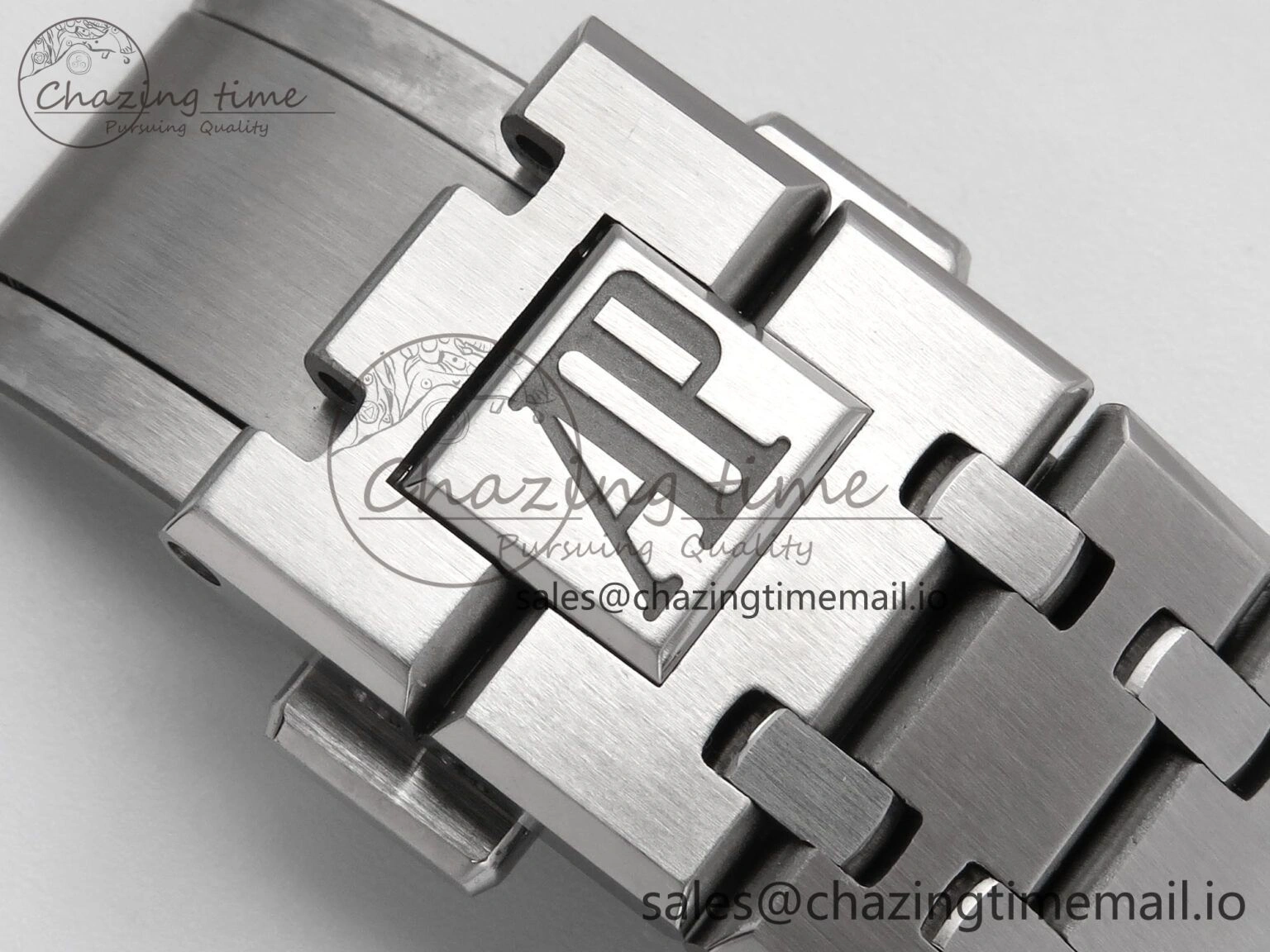 Royal Oak 41mm 15510 SS TKF 1:1 Best Edition Green Dial on SS Bracelet SA4302 Super Clone Attractive 4311