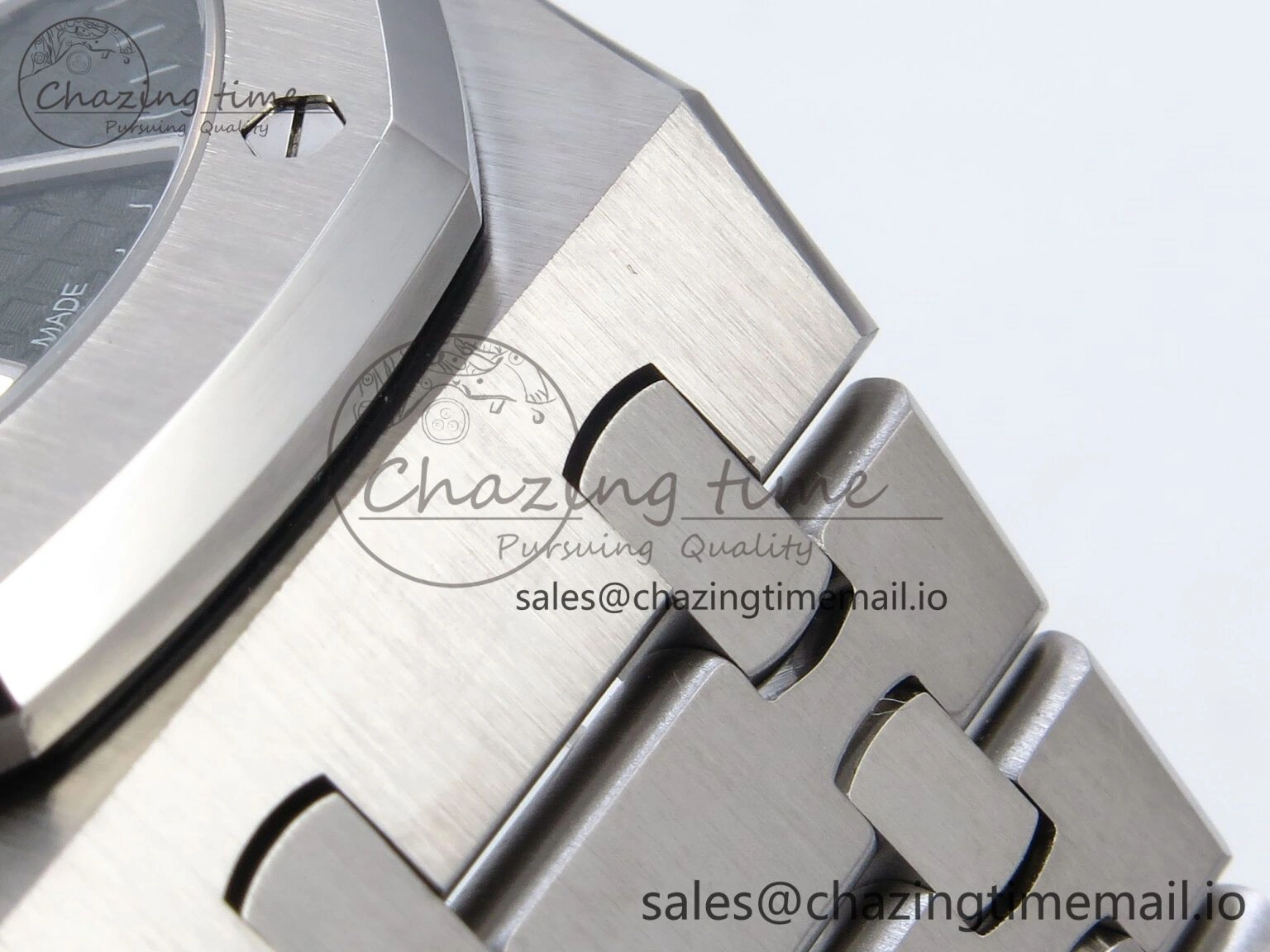 Royal Oak 41mm 15510 SS TKF 1:1 Best Edition Green Dial on SS Bracelet SA4302 Super Clone Attractive 4311