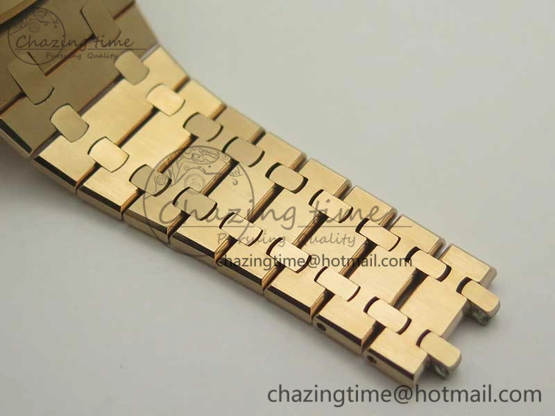 Royal Oak 41mm 26120 RG TWA Best Edition Black Dial on RG Bracelet A GoodFit 4918