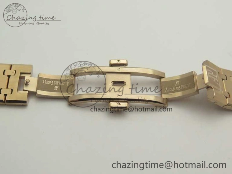 Royal Oak 41mm 26120 RG TWA Best Edition Black Dial on RG Bracelet A GoodFit 4918