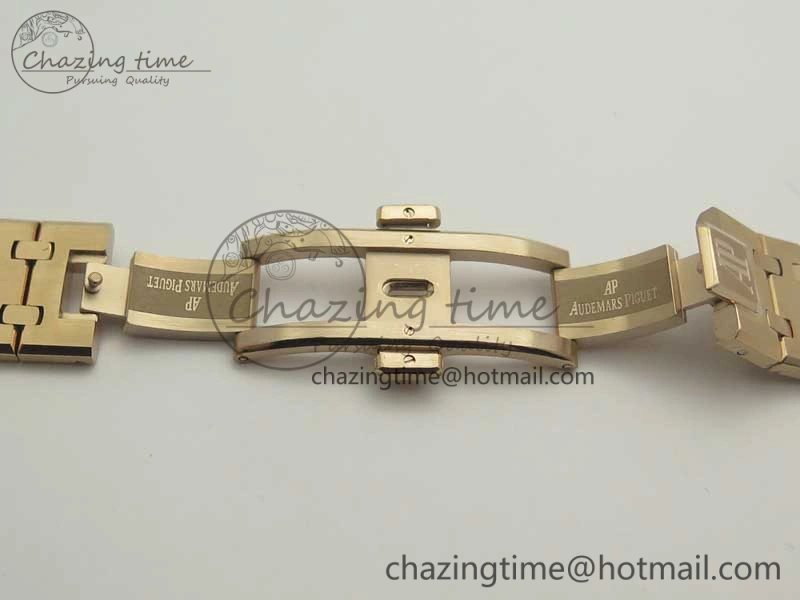 Royal Oak 41mm 26120 RG TWA Best Edition Black Dial on RG Bracelet A GoodFit 4918