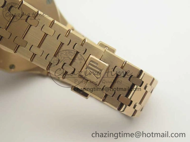 Royal Oak 41mm 26120 RG TWA Best Edition Black Dial on RG Bracelet A GoodFit 4918