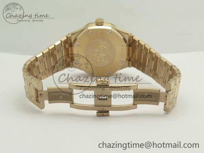 Royal Oak 41mm 26120 RG TWA Best Edition Black Dial on RG Bracelet A GoodFit 4918