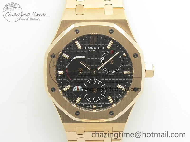 Royal Oak 41mm 26120 RG TWA Best Edition Black Dial on RG Bracelet A GoodFit 4918