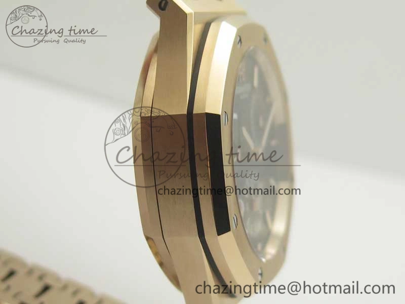 Royal Oak 41mm 26120 RG TWA Best Edition Black Dial on RG Bracelet A GoodFit 4918