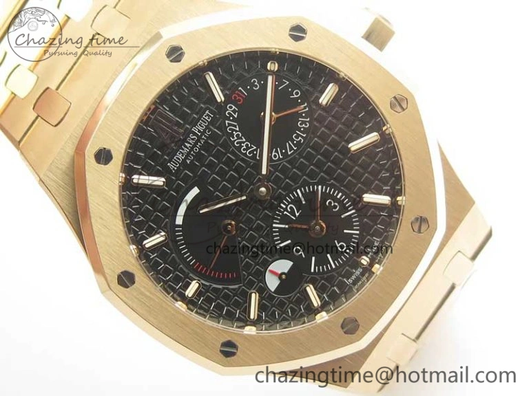 Royal Oak 41mm 26120 RG TWA Best Edition Black Dial on RG Bracelet A GoodFit 4918