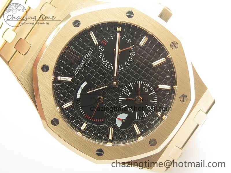 Royal Oak 41mm 26120 RG TWA Best Edition Black Dial on RG Bracelet A GoodFit 4918