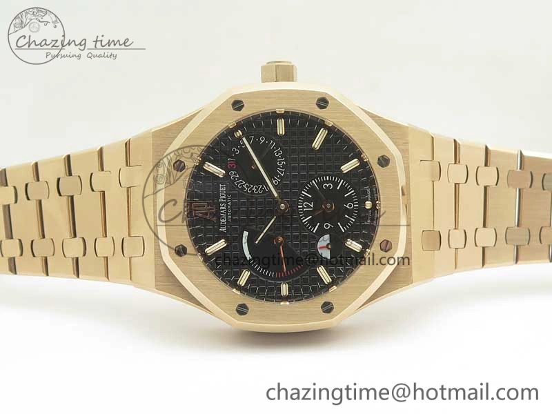 Royal Oak 41mm 26120 RG TWA Best Edition Black Dial on RG Bracelet A GoodFit 4918