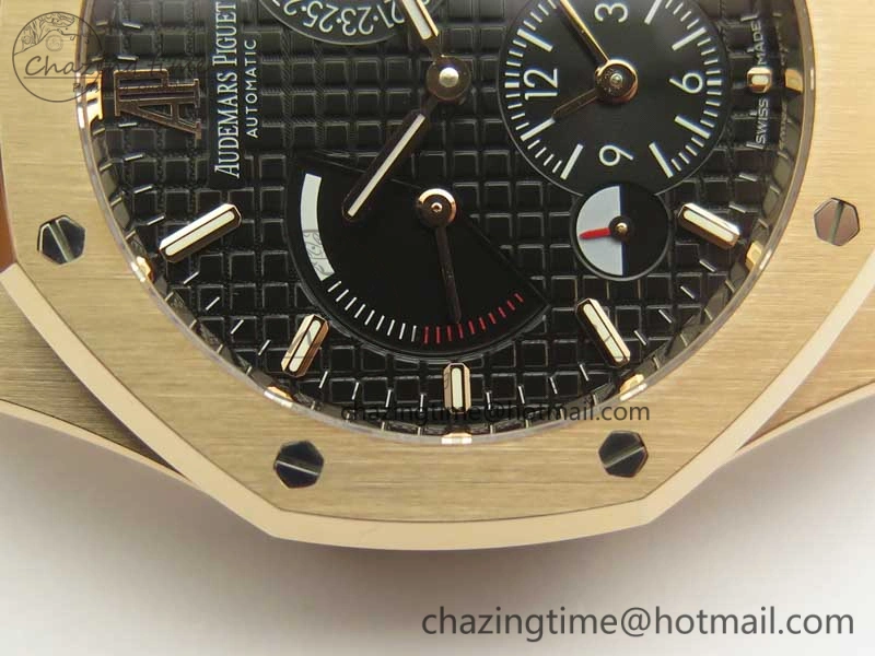 Royal Oak 41mm 26120 RG TWA Best Edition Black Dial on RG Bracelet A GoodFit 4918