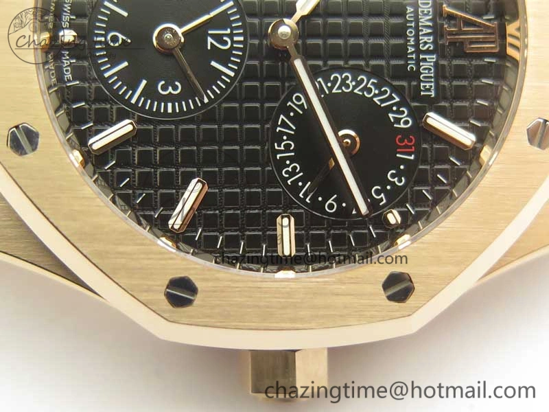 Royal Oak 41mm 26120 RG TWA Best Edition Black Dial on RG Bracelet A GoodFit 4918