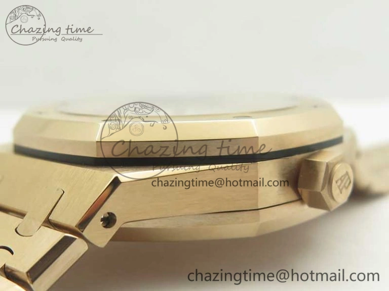 TopPick Royal Oak 41mm 26120 RG TWA Best Edition White Dial on RG Bracelet A 4920
