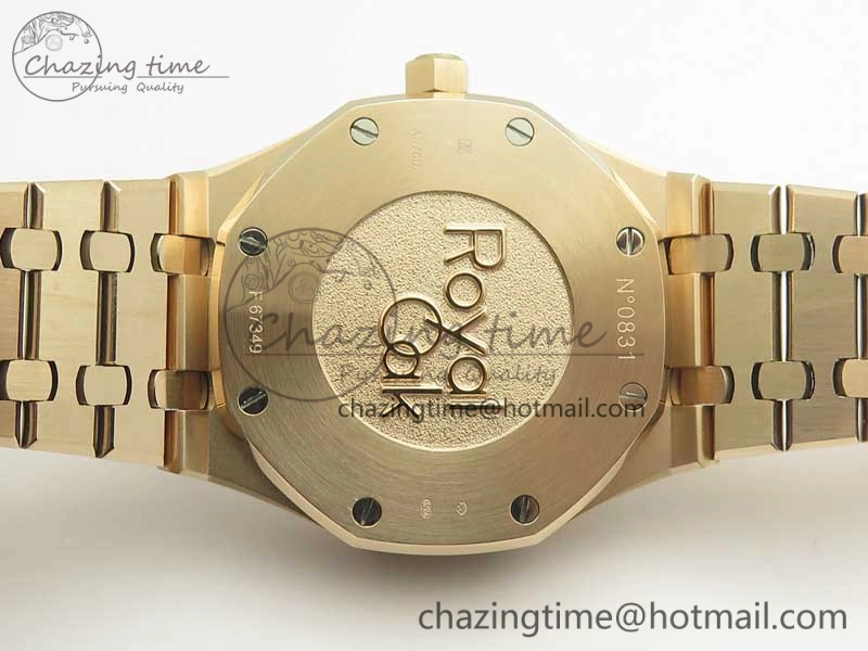 TopPick Royal Oak 41mm 26120 RG TWA Best Edition White Dial on RG Bracelet A 4920