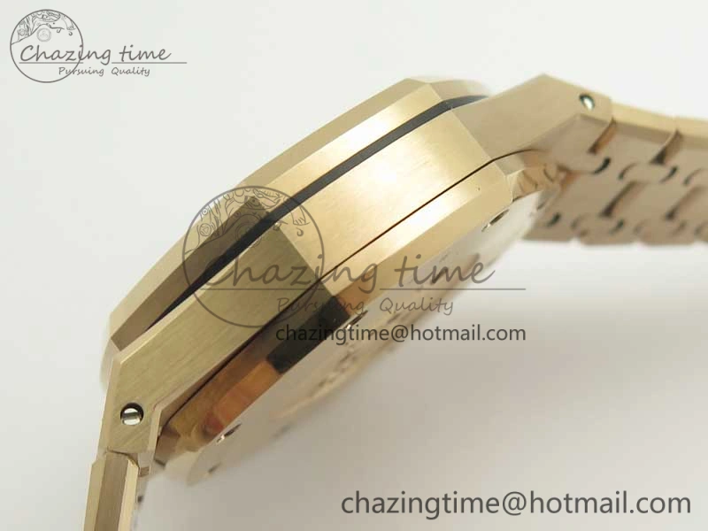 TopPick Royal Oak 41mm 26120 RG TWA Best Edition White Dial on RG Bracelet A 4920