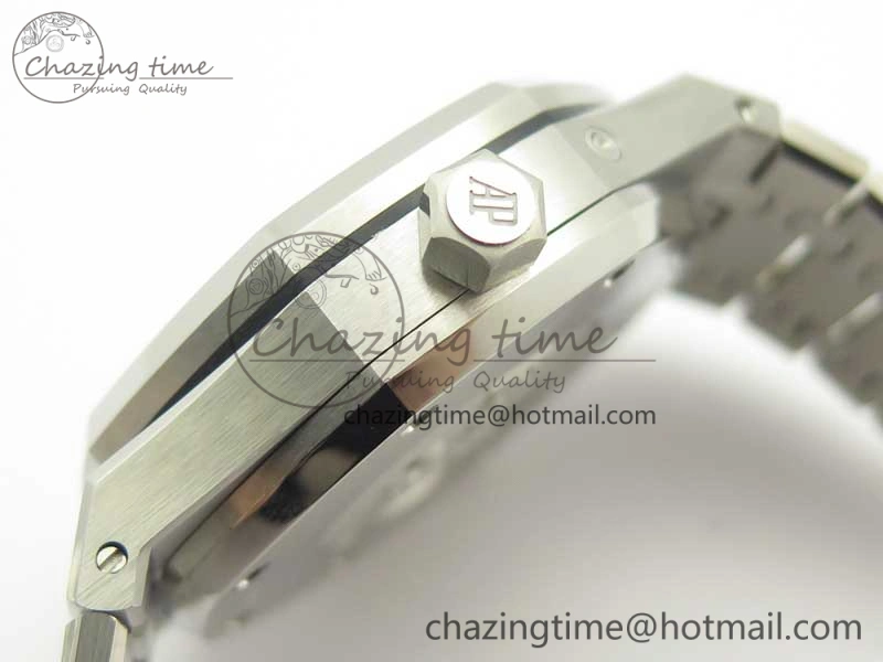 Neat Royal Oak 41mm 26120 SS TWA Best Edition Black Dial on SS Bracelet A 4936