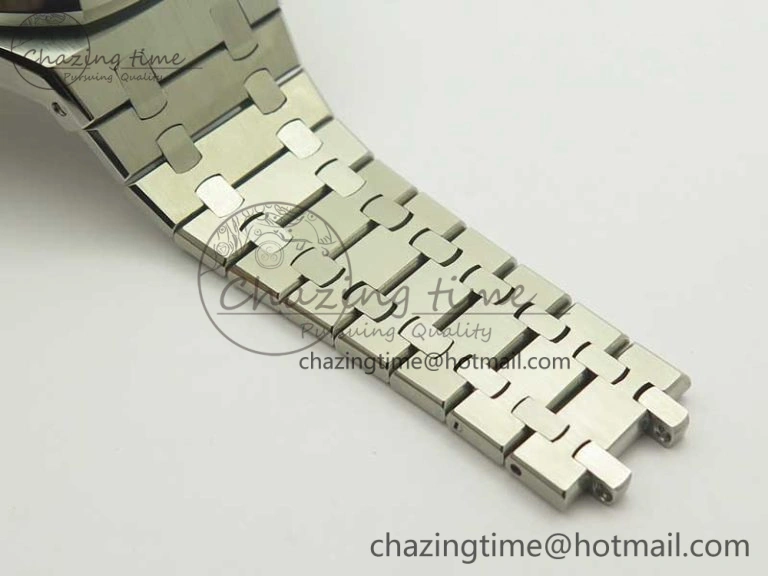 Neat Royal Oak 41mm 26120 SS TWA Best Edition Black Dial on SS Bracelet A 4936
