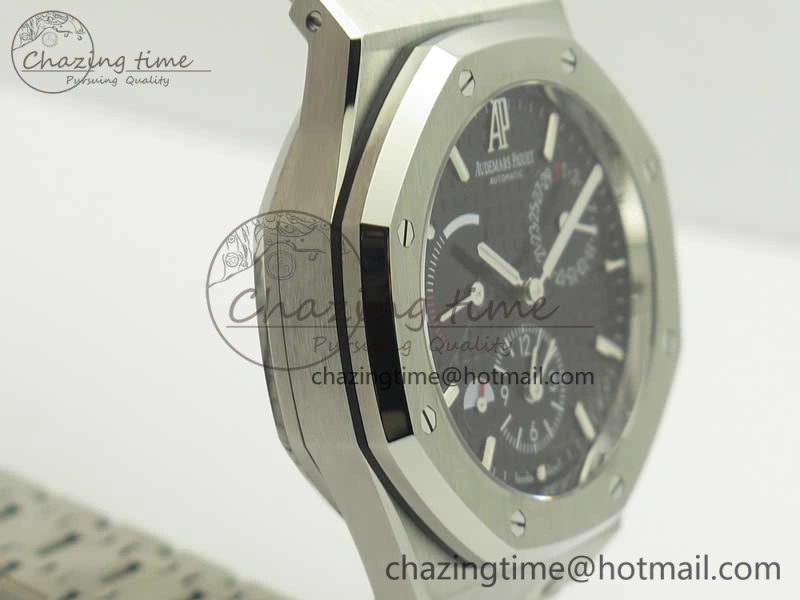Neat Royal Oak 41mm 26120 SS TWA Best Edition Black Dial on SS Bracelet A 4936