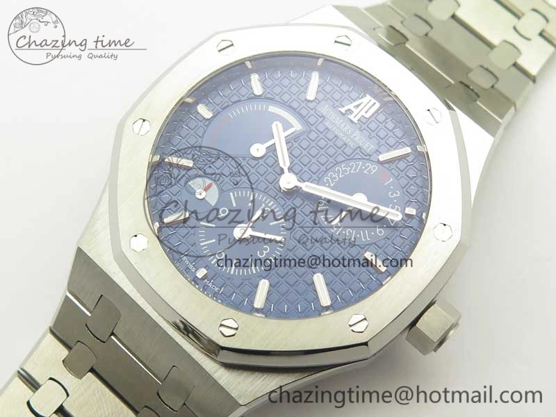 Premium Royal Oak 41mm 26120 SS TWA Best Edition Blue Dial on SS Bracelet A 4935