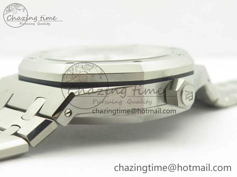 Royal Oak 41mm 26120 SS TWA Best Edition White Dial on SS Bracelet A WrinkleFree 4937