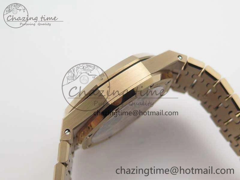 WellDesigned Royal Oak 41mm 26518 Tourbillon RG Best Edition Skeleton Dial On RG Bracelet A 4972
