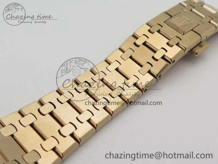 WellDesigned Royal Oak 41mm 26518 Tourbillon RG Best Edition Skeleton Dial On RG Bracelet A 4972