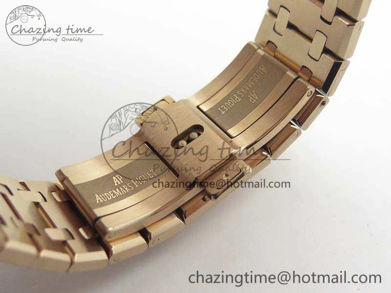 WellDesigned Royal Oak 41mm 26518 Tourbillon RG Best Edition Skeleton Dial On RG Bracelet A 4972
