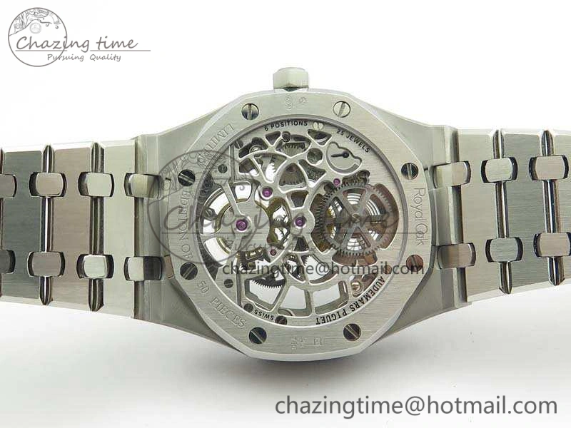 Modern Royal Oak 41mm 26518 Tourbillon SS Best Edition Skeleton Dial On SS Bracelet A 4969