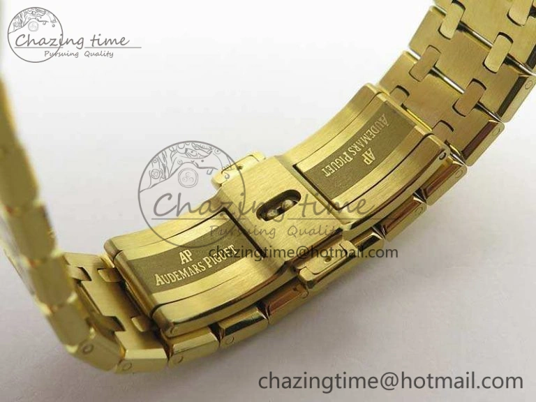 Neat Royal Oak 41mm 26518 Tourbillon YG Best Edition Skeleton Dial On YG Bracelet A 4977