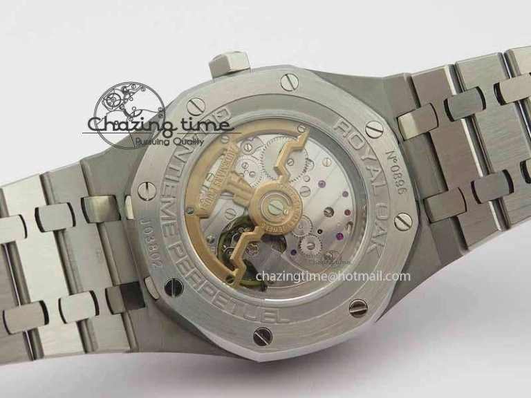 Royal Oak 41mm 26574 SS JF 1:1 Best Edition Blue Textured Dial On SS Bracelet A WrinkleFree 5002