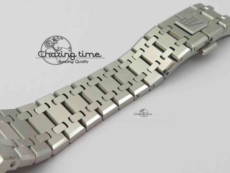 Royal Oak 41mm 26574 SS JF 1:1 Best Edition Blue Textured Dial On SS Bracelet A WrinkleFree 5002