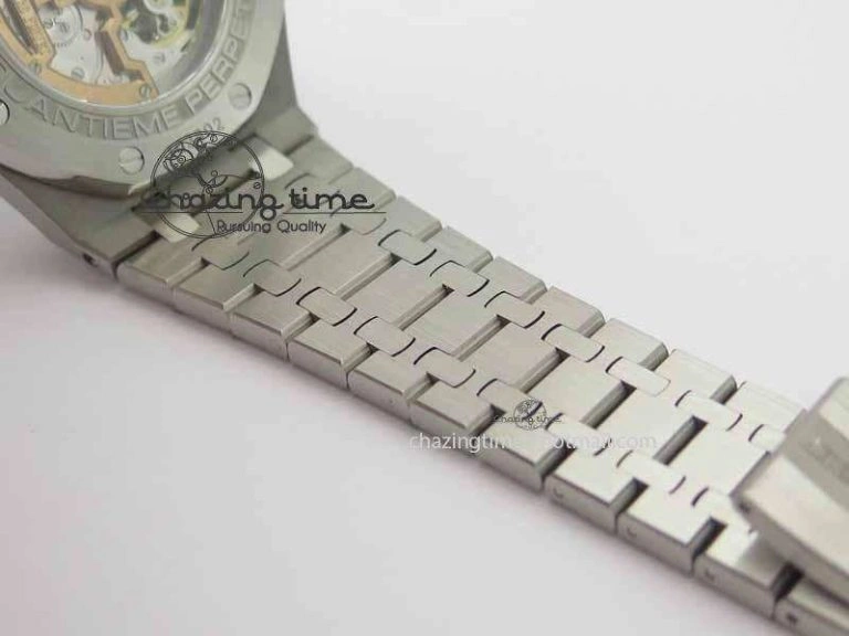 Royal Oak 41mm 26574 SS JF 1:1 Best Edition Blue Textured Dial On SS Bracelet A WrinkleFree 5002