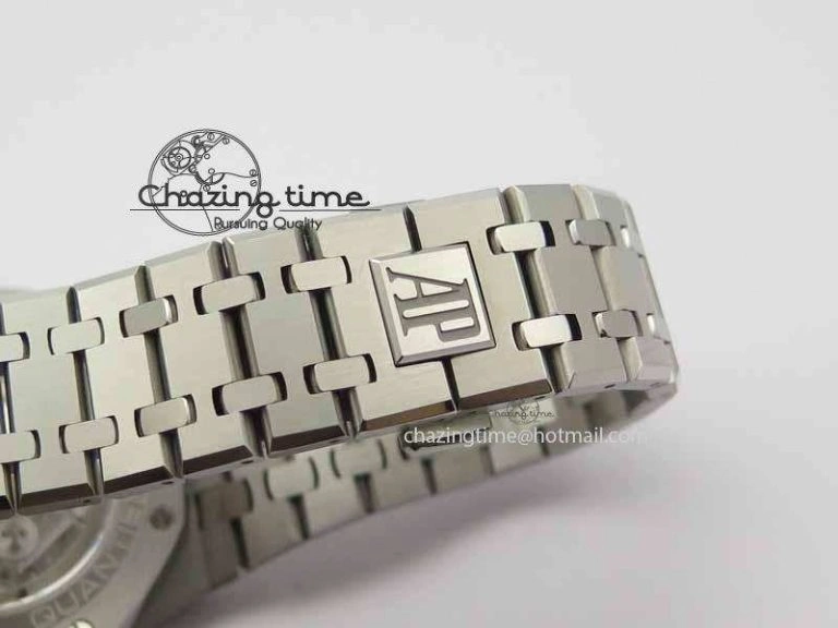 Royal Oak 41mm 26574 SS JF 1:1 Best Edition Blue Textured Dial On SS Bracelet A WrinkleFree 5002